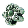 Europenan style Beads. Fashion jewelry findings. Flower 11x12mm, Hole size:4mm. Sold by Bag 