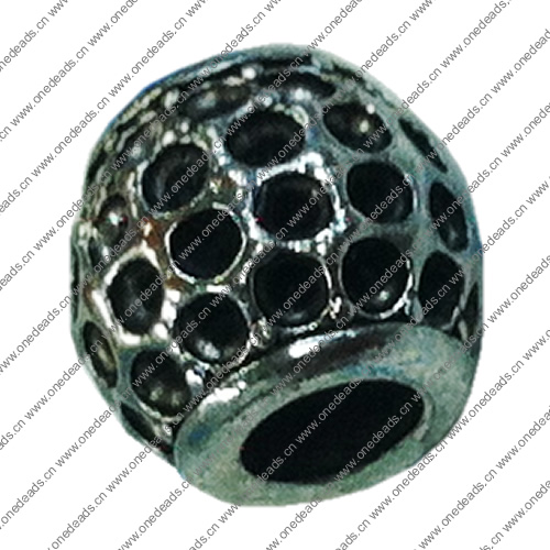 Europenan style Beads. Fashion jewelry findings.  10x9mm, Hole size:4.5mm. Sold by Bag 