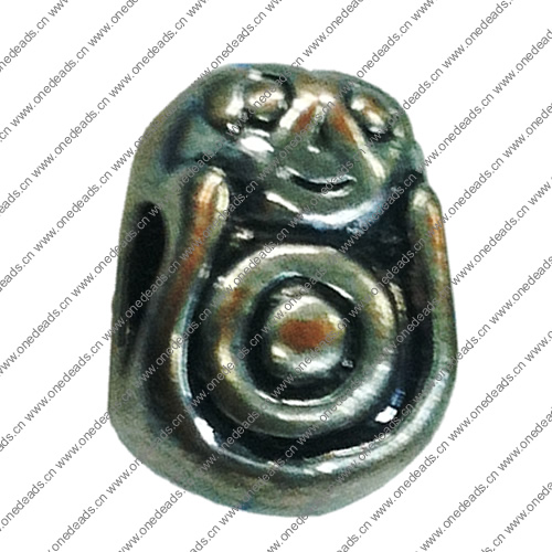 Europenan style Beads. Fashion jewelry findings.  12x9mm, Hole size:5mm. Sold by Bag 