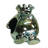 Europenan style Beads. Fashion jewelry findings. Animal 8.5x13mm, Hole size:5mm. Sold by Bag 
