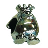 Europenan style Beads. Fashion jewelry findings. Animal 8.5x13mm, Hole size:5mm. Sold by Bag 