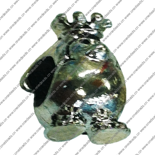 Europenan style Beads. Fashion jewelry findings. Animal 8.5x13mm, Hole size:5mm. Sold by Bag 