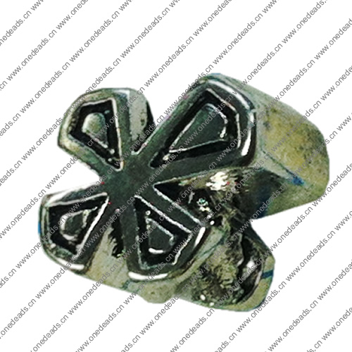 Europenan style Beads. Fashion jewelry findings. Cross 11x9mm, Hole size:4mm. Sold by Bag 