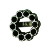 Slider, Zinc Alloy Bracelet Findinds, 10x7mm, Hole size:6x2mm, Sold by KG  