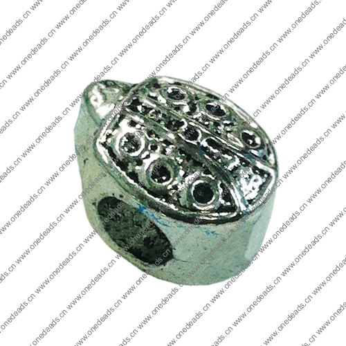 Europenan style Beads. Fashion jewelry findings. Animal 12x9mm, Hole size:5mm. Sold by Bag 