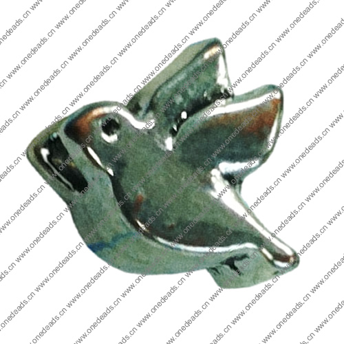 Europenan style Beads. Fashion jewelry findings. Animal 11x9mm, Hole size:3mm. Sold by Bag 