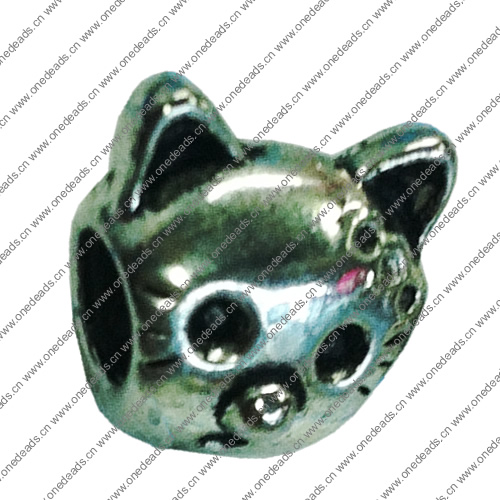 Europenan style Beads. Fashion jewelry findings. Animal 11x2mm, Hole size:5mm. Sold by Bag 