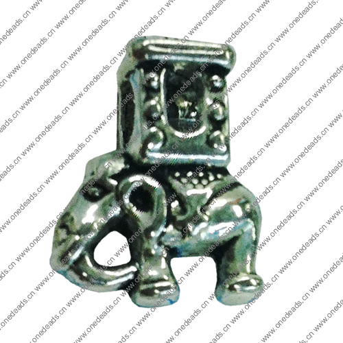 Europenan style Beads. Fashion jewelry findings. Animal 14x20mm, Hole size:5mm. Sold by Bag 