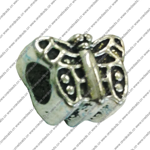 Europenan style Beads. Fashion jewelry findings. Animal 9x12mm, Hole size:5mm. Sold by Bag 