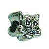 Europenan style Beads. Fashion jewelry findings. Animal 12x12mm, Hole size:5mm. Sold by Bag 

