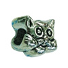 Europenan style Beads. Fashion jewelry findings. Animal 12x12mm, Hole size:5mm. Sold by Bag 