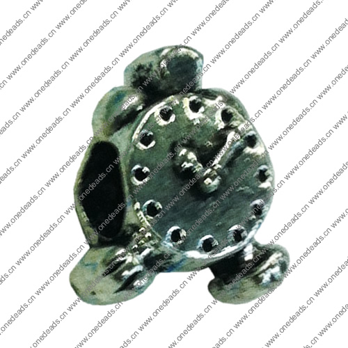 Europenan style Beads. Fashion jewelry findings.  13x11mm, Hole size:5mm. Sold by Bag 