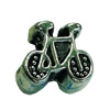 Europenan style Beads. Fashion jewelry findings. Bicycle 12x12mm, Hole size:5mm. Sold by Bag 