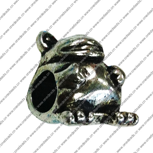 Europenan style Beads. Fashion jewelry findings. Animal 14x10mm, Hole size:5mm. Sold by Bag 