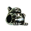 Europenan style Beads. Fashion jewelry findings. Animal 14x10mm, Hole size:5mm. Sold by Bag 
