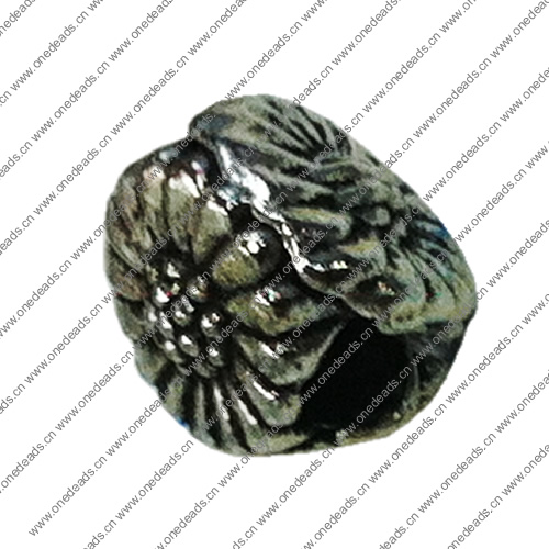 Europenan style Beads. Fashion jewelry findings.  10x9mm, Hole size:4mm. Sold by Bag 