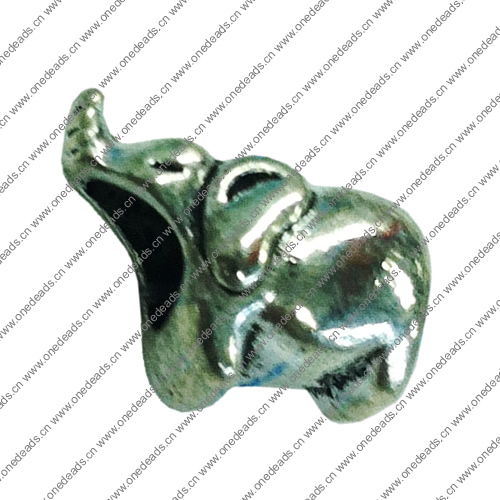 Europenan style Beads. Fashion jewelry findings. Animal 10x3mm, Hole size:5mm. Sold by Bag 