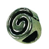 Europenan style Beads. Fashion jewelry findings. 9x8mm, Hole size:5mm. Sold by Bag 
