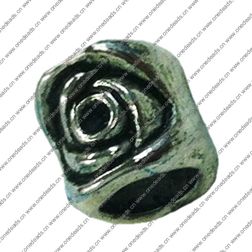 Europenan style Beads. Fashion jewelry findings.  7x8mm, Hole size:5mm. Sold by Bag 