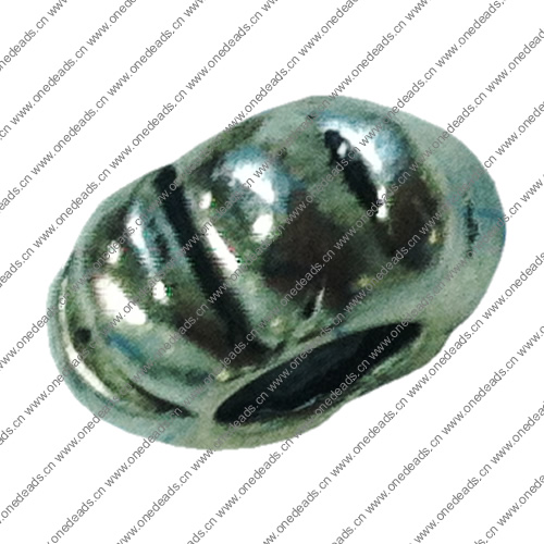 Europenan style Beads. Fashion jewelry findings. 11x6mm, Hole size:5.5mm. Sold by Bag 