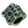 Europenan style Beads. Fashion jewelry findings. 11x10mm, Hole size:7mm. Sold by Bag 
