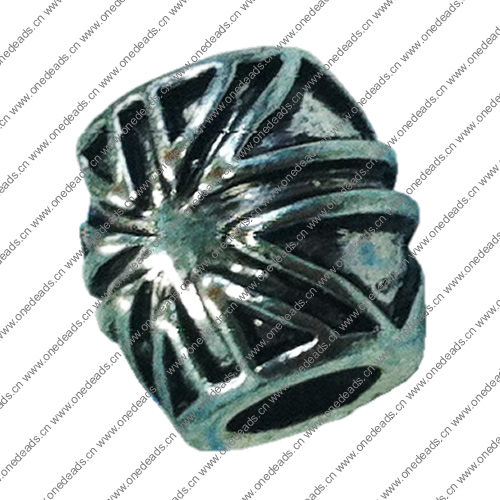 Europenan style Beads. Fashion jewelry findings. 9x9mm, Hole size:4.5mm. Sold by Bag 