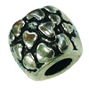 Europenan style Beads. Fashion jewelry findings. 10.5x9mm, Hole size:4.5mm. Sold by Bag 

