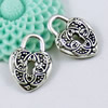 Pendant. Fashion Zinc Alloy Jewelry Findings. Lock 19x14mm. Sold by KG
