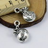 Pendant. Fashion Zinc Alloy Jewelry Findings. Christmas 16x11mm. Sold by KG
