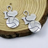 Pendant. Fashion Zinc Alloy Jewelry Findings. 31x18mm. Sold by KG