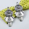 Pendant. Fashion Zinc Alloy Jewelry Findings. people 23x46mm. Sold by KG
