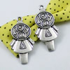 Pendant. Fashion Zinc Alloy Jewelry Findings. people 23x46mm. Sold by KG