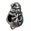 Europenan style Beads. Fashion jewelry findings. Snowmen 9x18mm, Hole size:5mm. Sold by Bag 