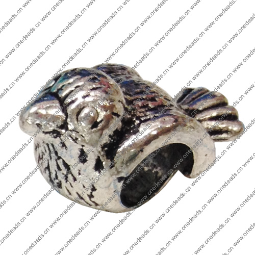 Europenan style Beads. Fashion jewelry findings. Animal 8x16mm, Hole size:5mm. Sold by Bag 