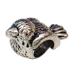 Europenan style Beads. Fashion jewelry findings. Animal 8x16mm, Hole size:5mm. Sold by Bag 
