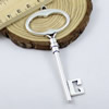 Pendant. Fashion Zinc Alloy Jewelry Findings. Key 94x41mm. Sold by KG
