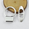 Clasps. Fashion Zinc Alloy jewelry findings. Loop:26mm. Bar:27mm, Hole size:11x3mm, Sold by KG