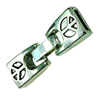 Clasps. Fashion Zinc Alloy Jewelry Findings. 40x10mm. Hole:9.5x2.5mm. Sold by Bag