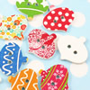 Wooden Button/Beads, Fashion DIY-accessories Mixed color Mixed Pattern, Animal 25x25mm,  Sold by Bag

