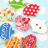 Wooden Button/Beads, Fashion DIY-accessories Mixed color Mixed Pattern, Animal 25x25mm,  Sold by Bag