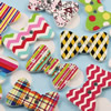 Wooden Button/Beads, Fashion DIY-accessories Mixed color Mixed Pattern, Bowknot 30x20mm,  Sold by Bag

