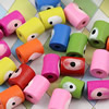 Wooden Beads, Fashion DIY-accessories for Bracelet/Necklace Mixed color Column 10x8mm, Sold by bag