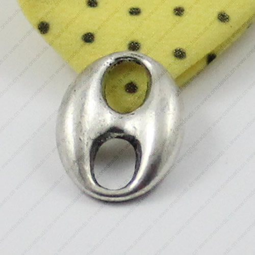 Slider, Zinc Alloy Bracelet Findinds,15x20mm, Hole size:6.5x4.5mm, Sold by KG
