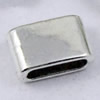 Slider, Zinc Alloy Bracelet Findinds,  14x9mm, Hole:9x3mm, Sold by KG 