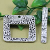 Clasps. Fashion Zinc Alloy jewelry findings. Loop:33mm. Bar:29mm. Sold by KG