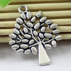 Pendant. Fashion Zinc Alloy jewelry findings. Tree 30x24mm. Sold by KG
