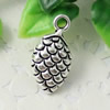 Pendant. Fashion Zinc Alloy jewelry findings. Fruit 25x13mm. Sold by KG