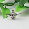 Pendant. Fashion Zinc Alloy jewelry findings. Teapot 18x23mm. Sold by KG
