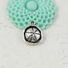 Pendant. Fashion Zinc Alloy jewelry findings. Hat 17x14mm. Sold by KG
