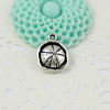 Pendant. Fashion Zinc Alloy jewelry findings. Hat 17x14mm. Sold by KG